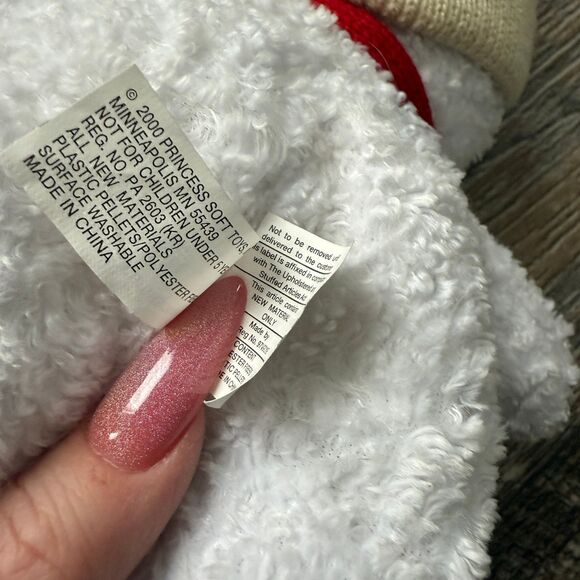 Department 56 Billy Buttons Vintage 2000s Snowman Plush - Picture 5 of 5